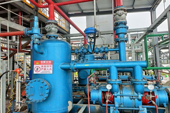 中石油某分公司使用的液環(huán)壓縮機(jī)